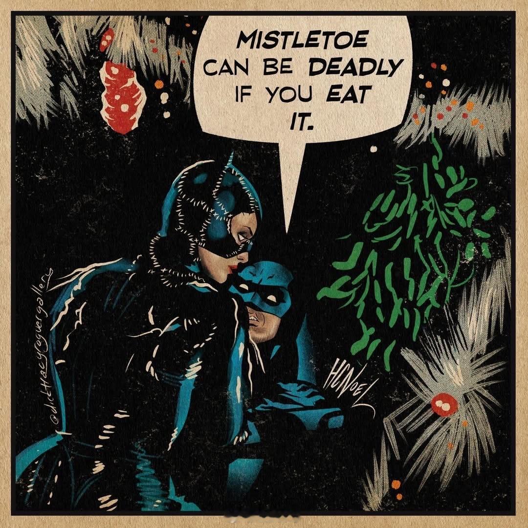 MichellePfeiffer周边 Fan Art，“如果你吃下槲寄生，它可能