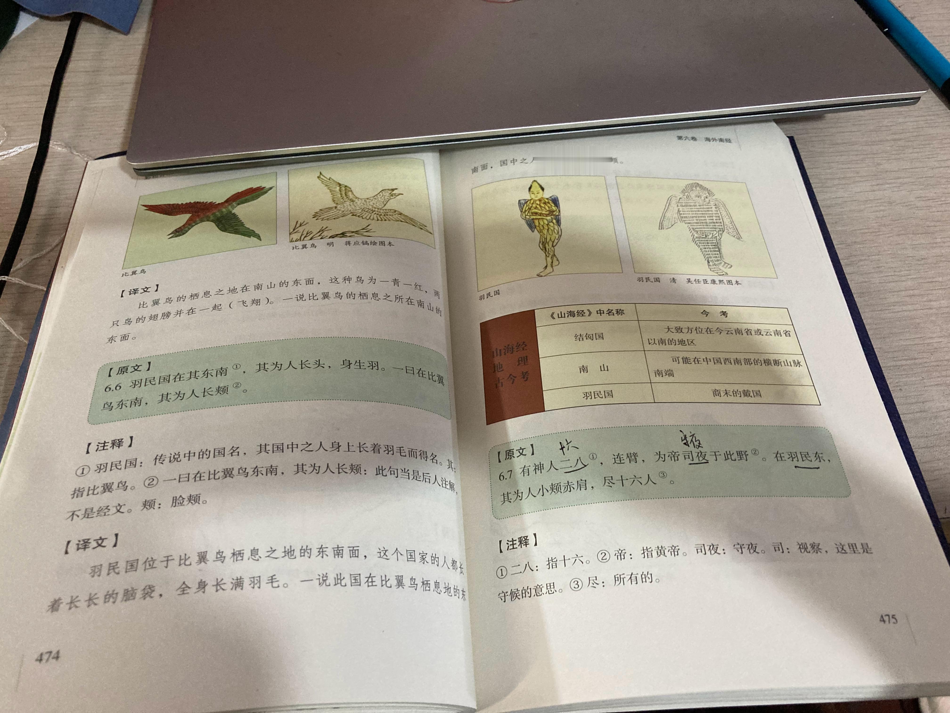 #杨紫国色芳华##特别陪伴杨紫何惟芳160天# 读书111天打卡《山海经》475