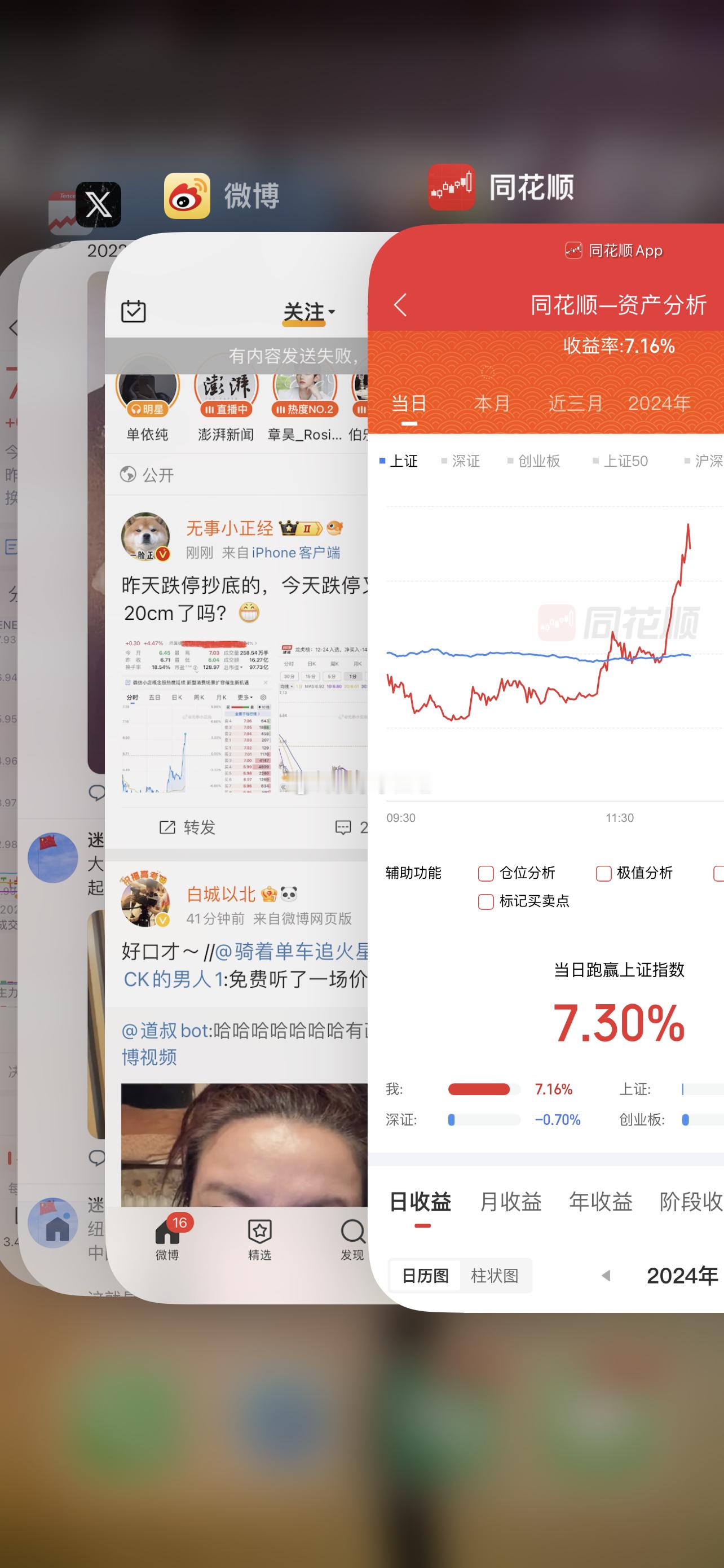 今天跌停加仓这个，其实只占了我5成左右…还是A股刺激！[吃瓜] 