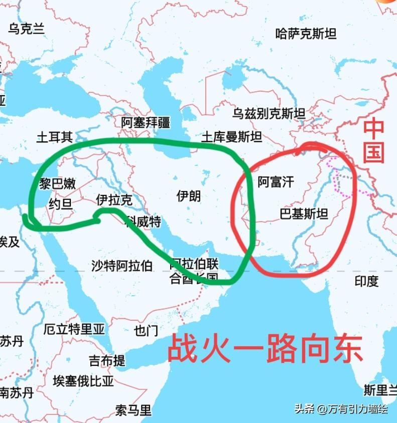 巴基斯坦和阿富汗的炮声又响了。
美以对伊朗的压力正在加码。
北约的边界线，正一寸