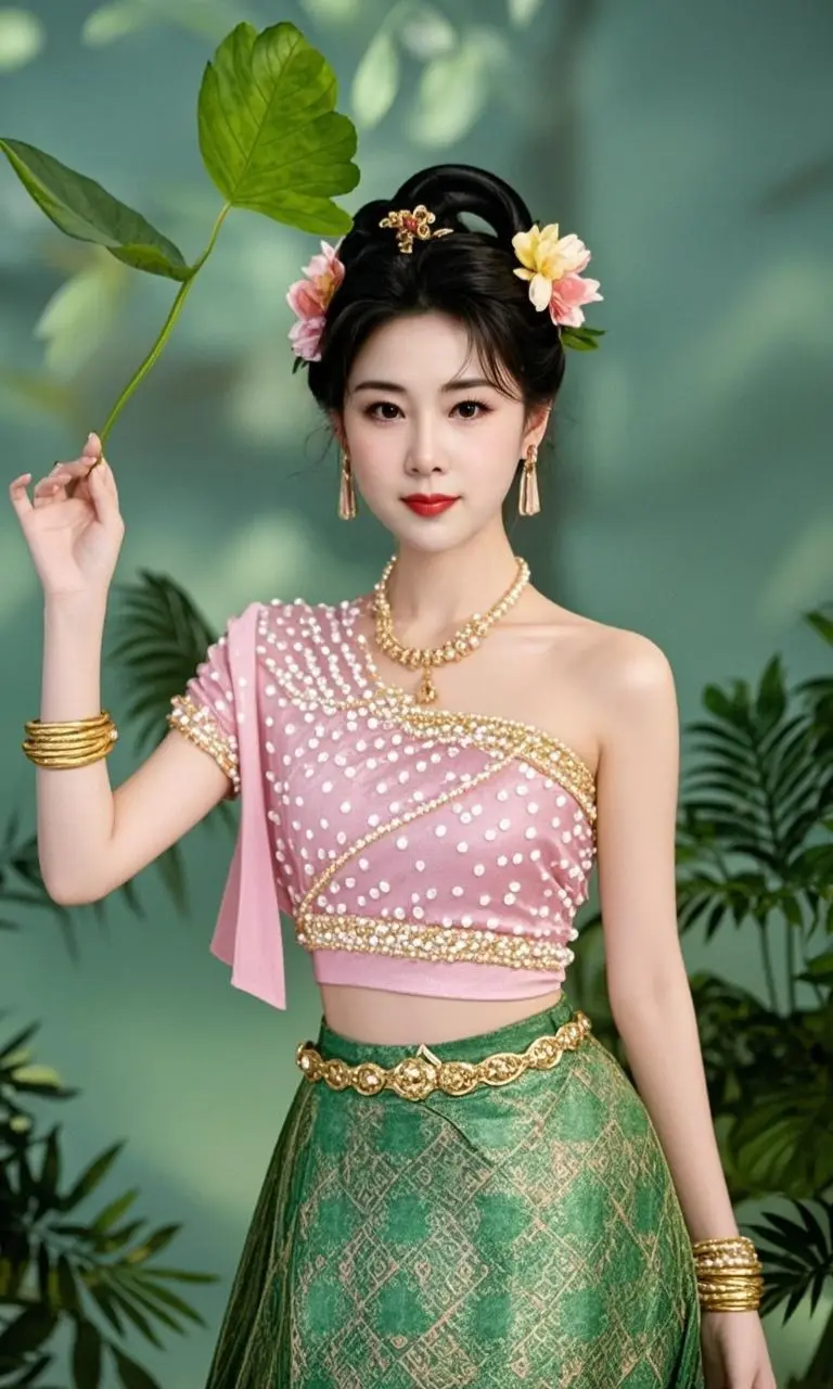 AI傣风美照 ai创作