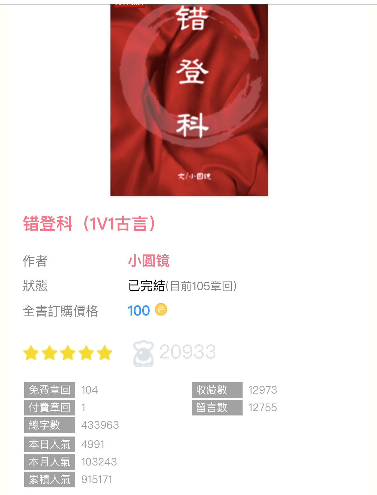 #新文完结# 《错登科》by小圆镜🔹古言／1V1 HE／年上／先婚后爱／主剧情