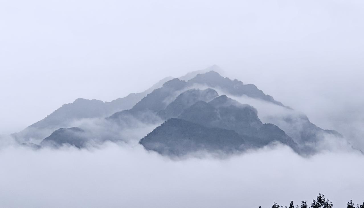 雨后三山(蓝田王顺山)