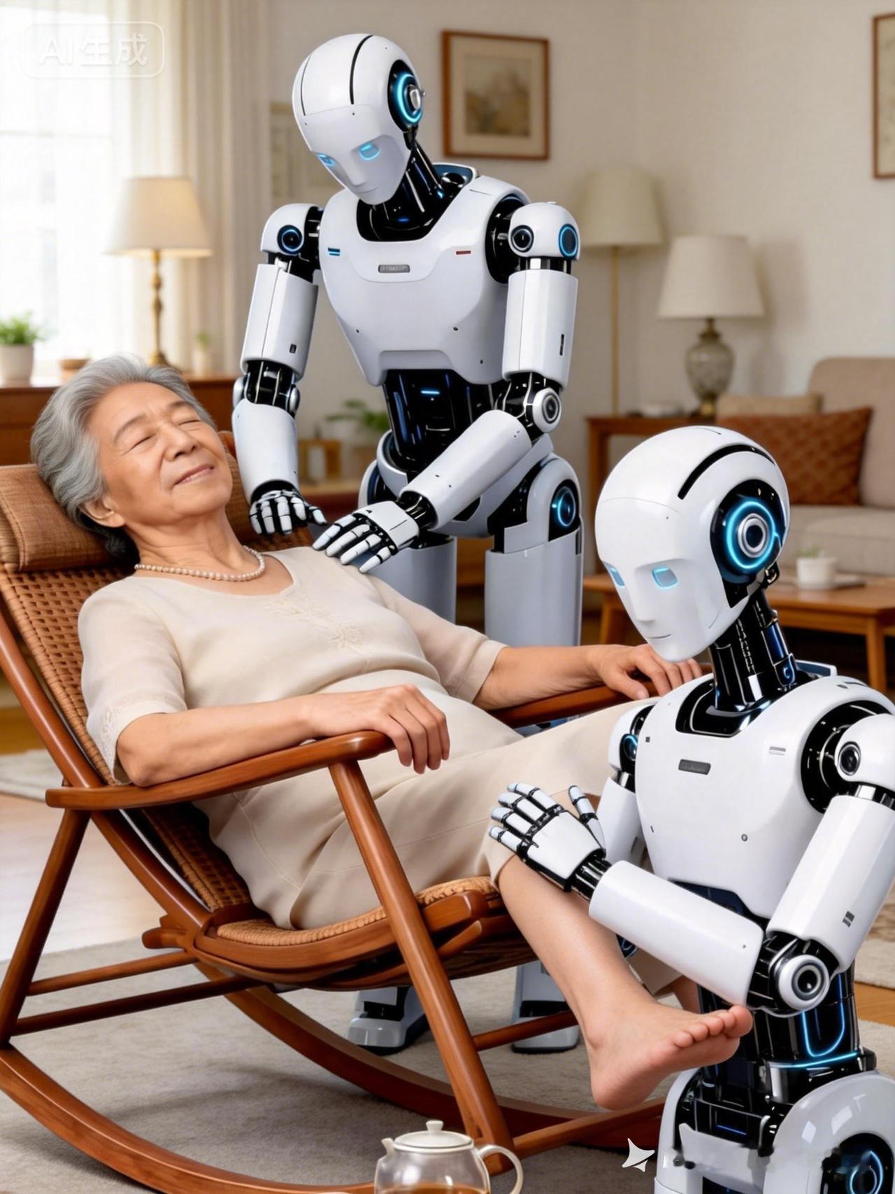 未来科技，陪伴在身边！🤖👵🏻‍♀️