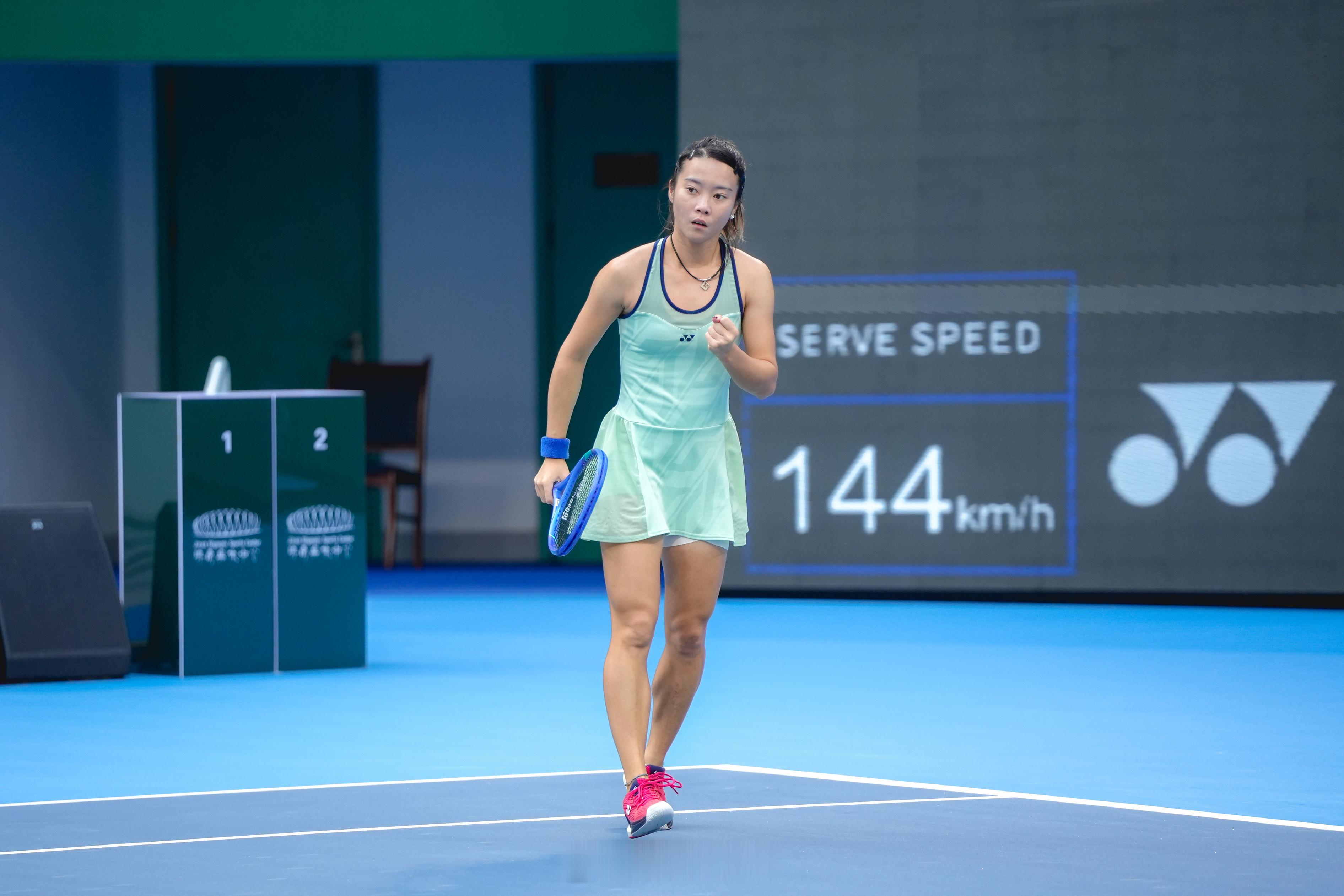 香港WTA250资格赛决胜轮马烨欣🇨🇳以7-5/6-1击败朱玉麒🇺🇸晋级