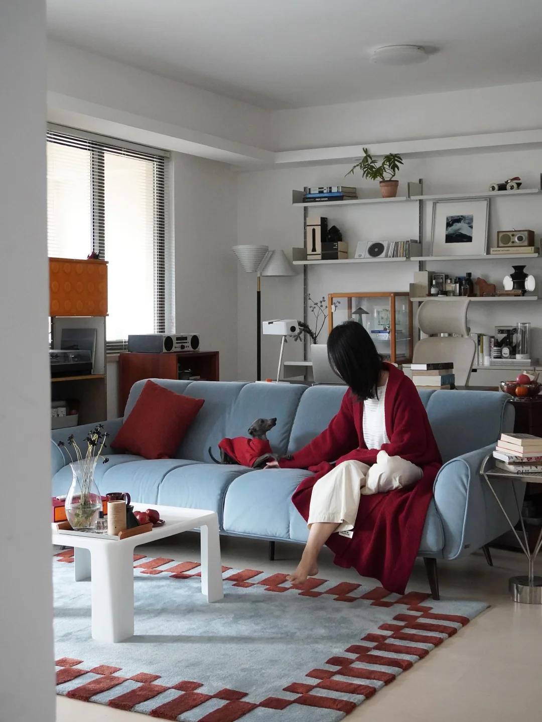 新年月 换上柔软的蓝色云朵