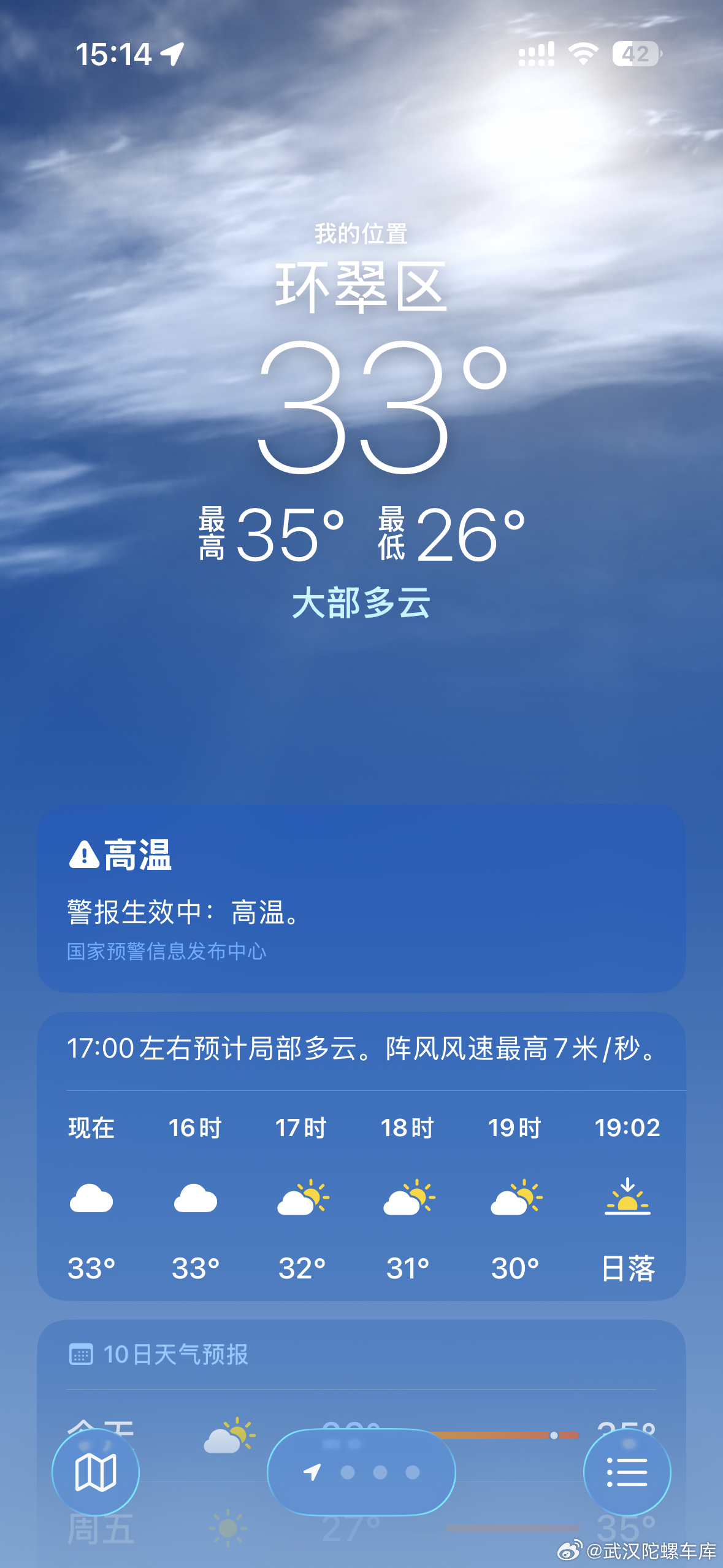 怎么个事今天威海怎么比武汉还热这不避暑失败了吗 威海