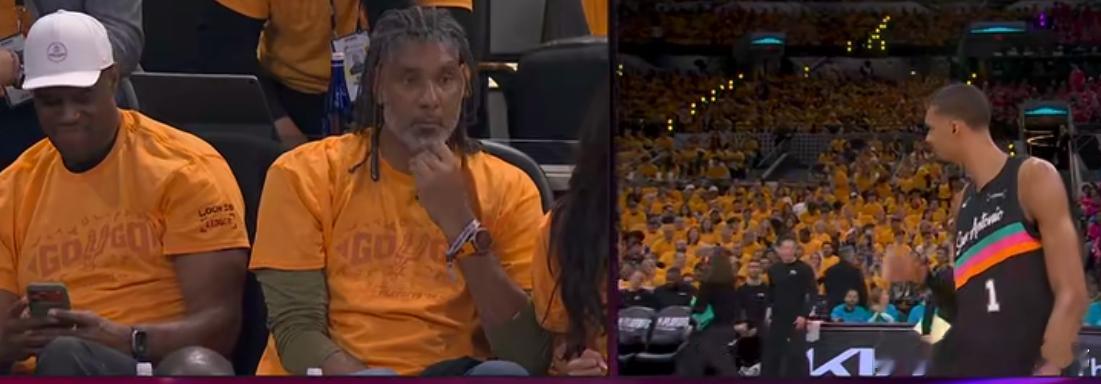 马刺击败开拓者，七年来季后赛首胜。文班亚马第一场季后赛35分，破了邓肯32分的队