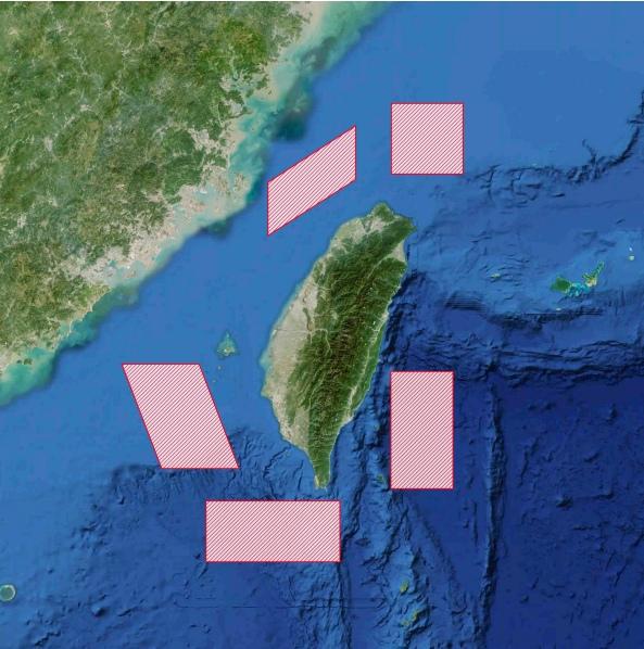 围岛演习！东部战区发布联合演训区公告及示意图。 ​​​