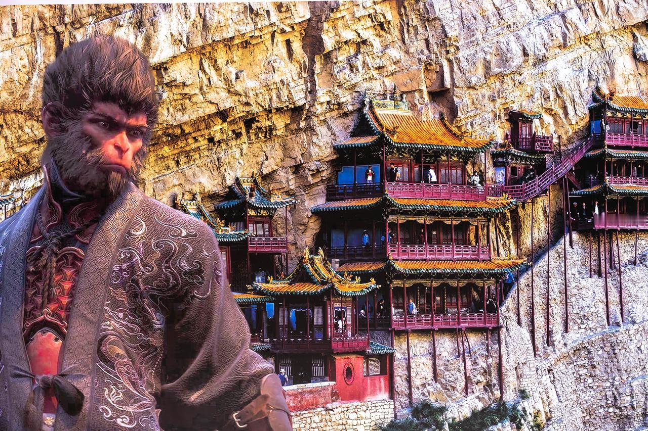 现在真的不推荐来悬空寺，等热度过去了再说吧！

以前山西北部的旅游就靠一个悬空寺