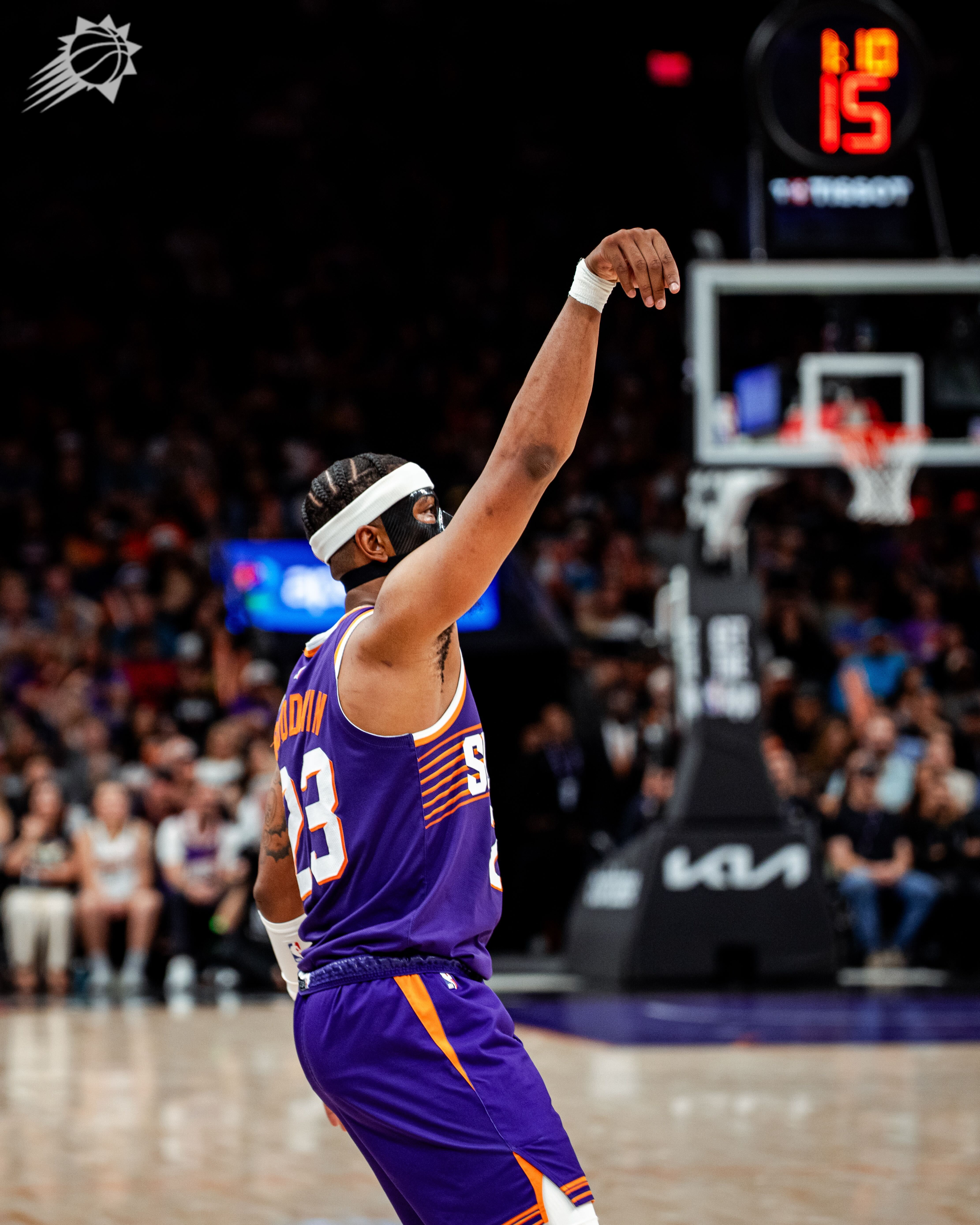 古德温抢断后三分命中‼️菲尼克斯太阳 ｜旭日东升 ｜掘金vs太阳