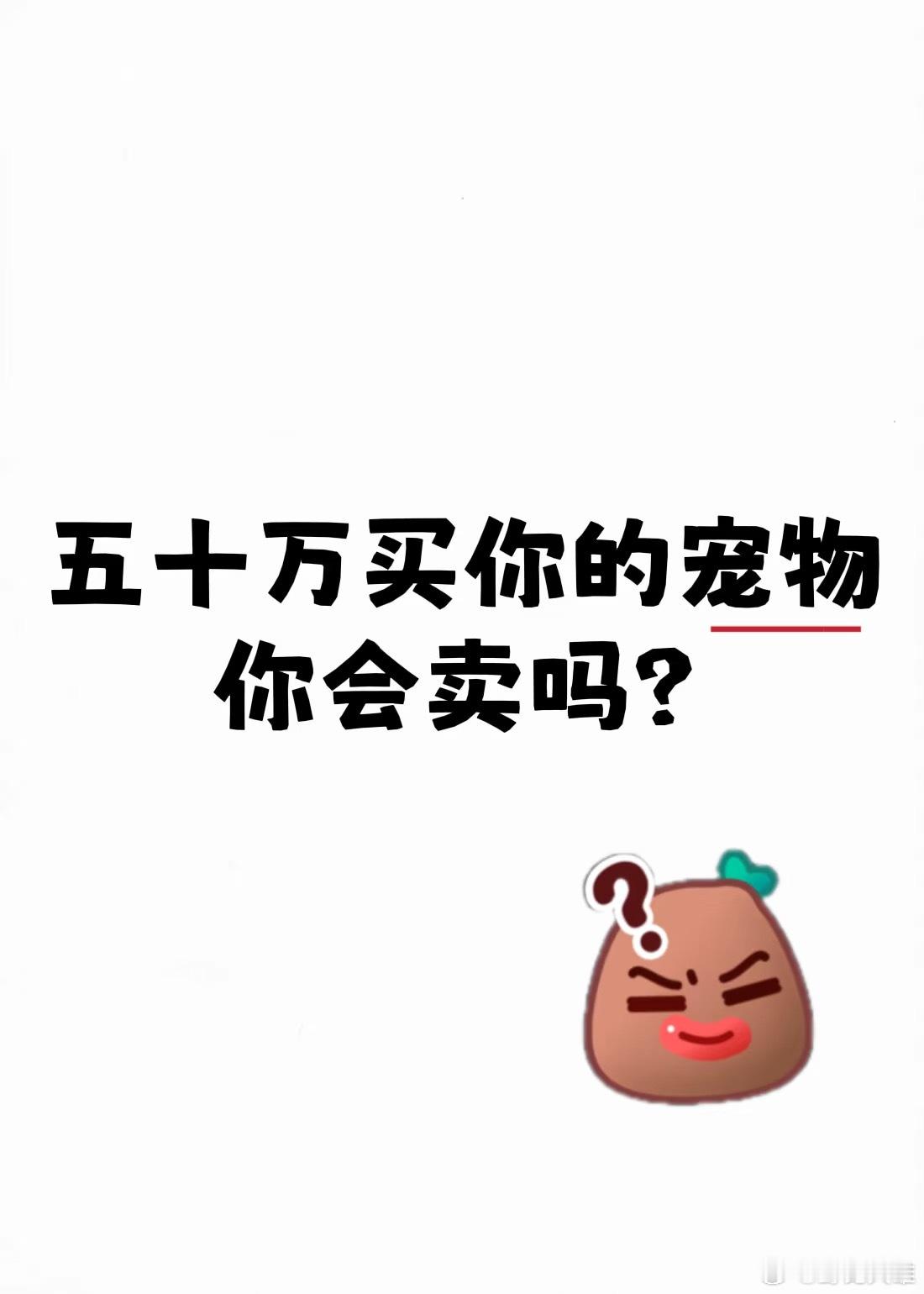 假如是真的 你会卖吗？ 