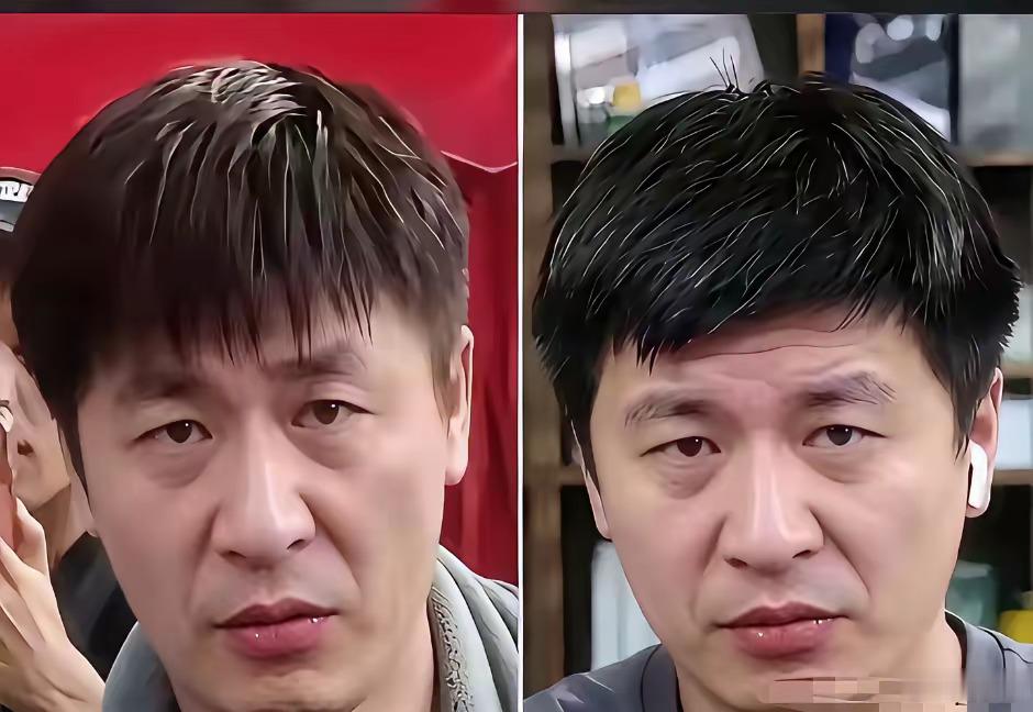 烧烤摊主张雪峰与正版张雪峰的相似程度顶多达到九成，他的面部轮廓更为修长，且显得更