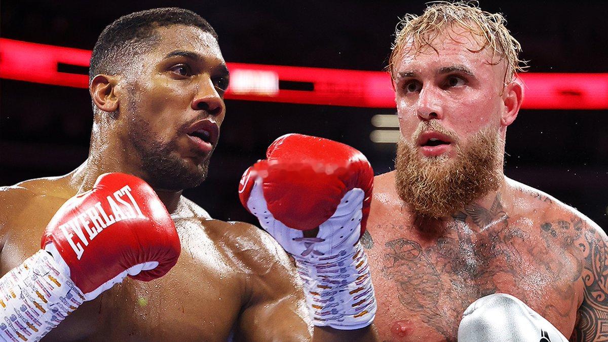 保罗之战体重限制敲定‼️安东尼·约书亚Anthony Joshua与杰克·保罗J