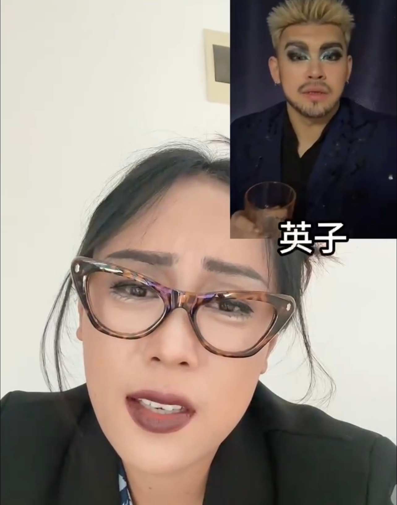 #这英祝福那英#这英连麦亚当（高仿版）谈到那英今天的名次，真的满满的祝福，亚当（