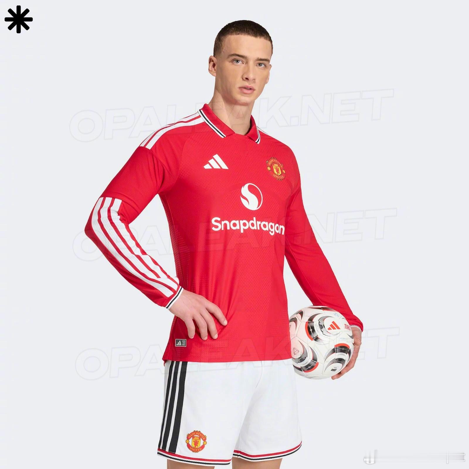 邮报：曼联将在本赛季最后两轮英超比赛中身穿下赛季主场新球衣。ManUtdspot