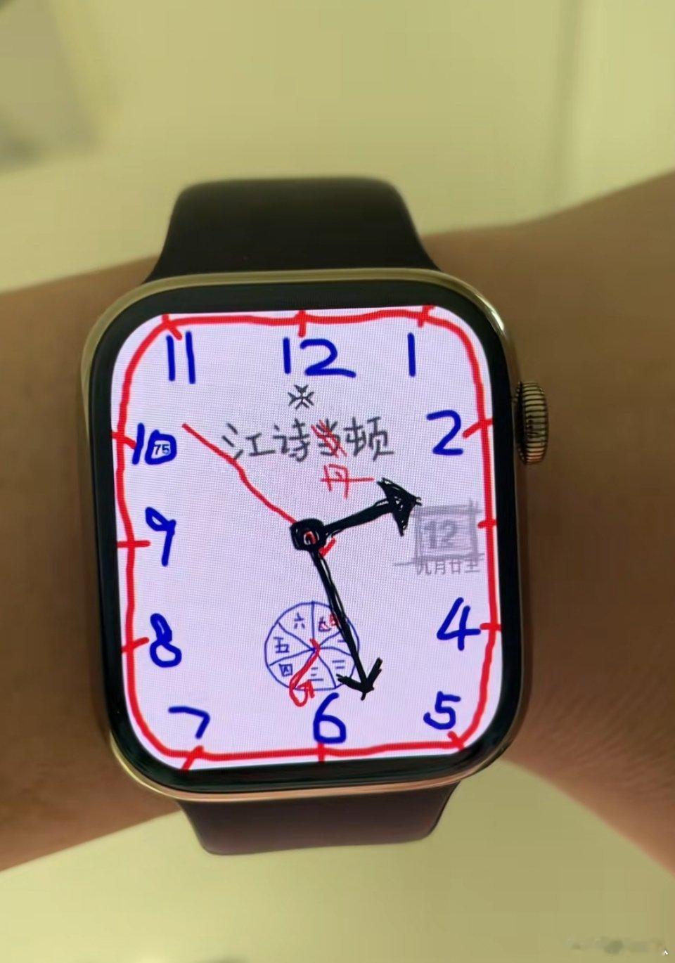 这个表盘的创意不错。 