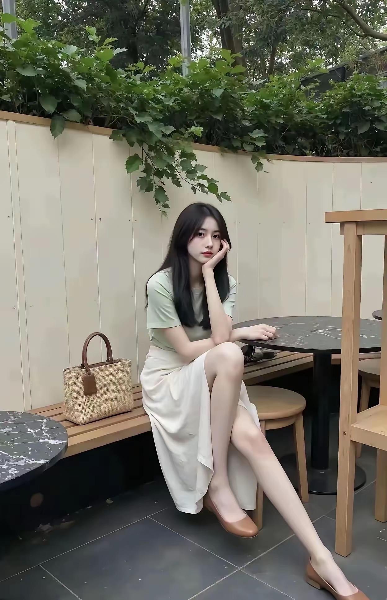 清新自然，时尚感。纯真少女感穿搭 元气感少女穿搭