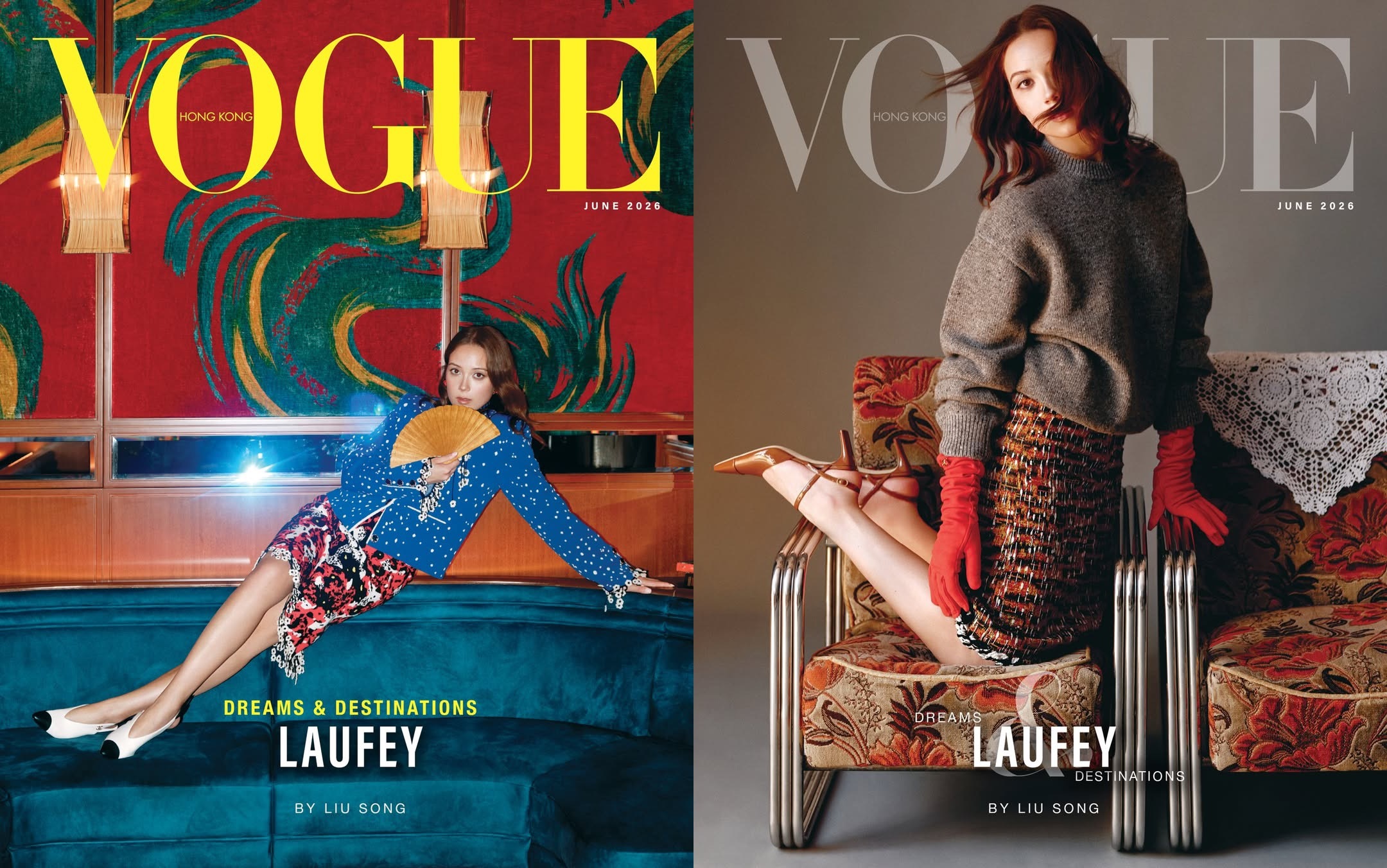 Laufey林冰 x VOGUE 封面大赏 冰岛籍华裔音乐人、格莱美奖得主Lau