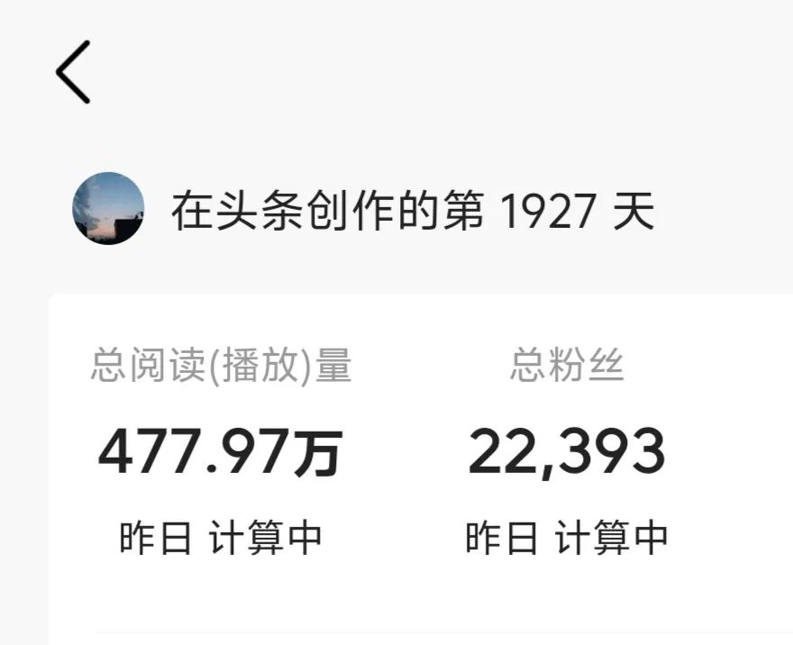 单个视频推荐量412万，播放量267万的时候选择了停更，现在却在为了几十的阅读量