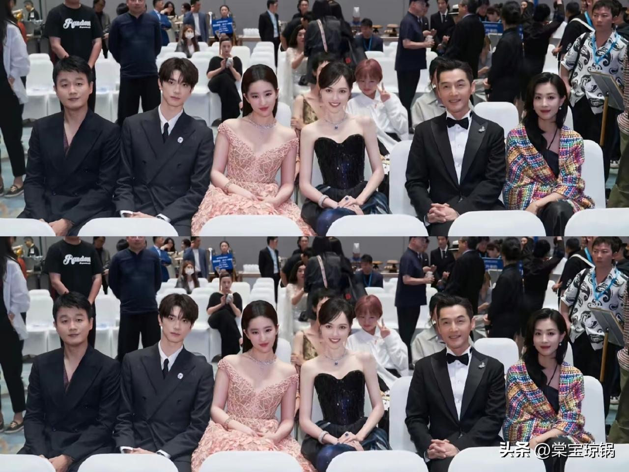 刘亦菲姐姐真的了不得，看着肉嘟嘟的，身材也着实比唐嫣珠圆玉润了不少，特别是手臂那