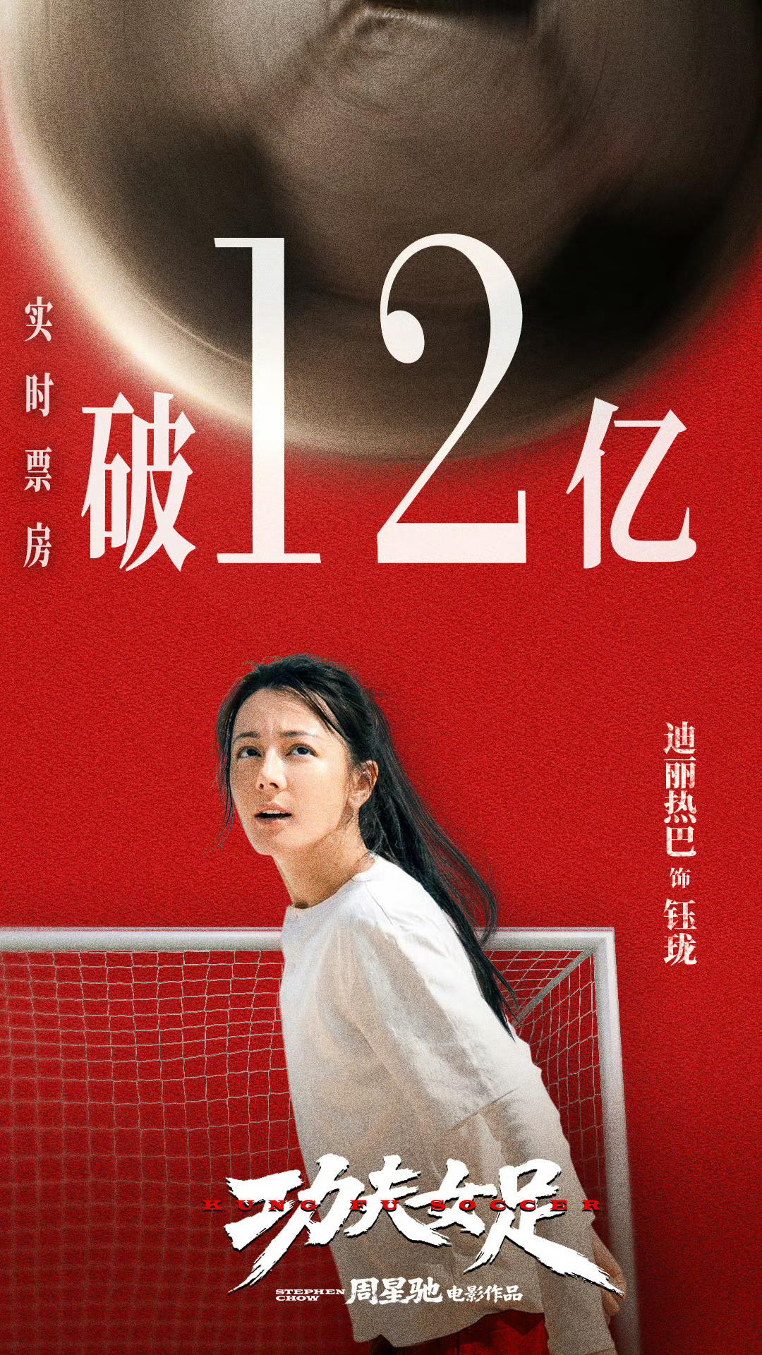 功夫女足总票房破12亿功夫女足 12 亿了，一飞冲天 