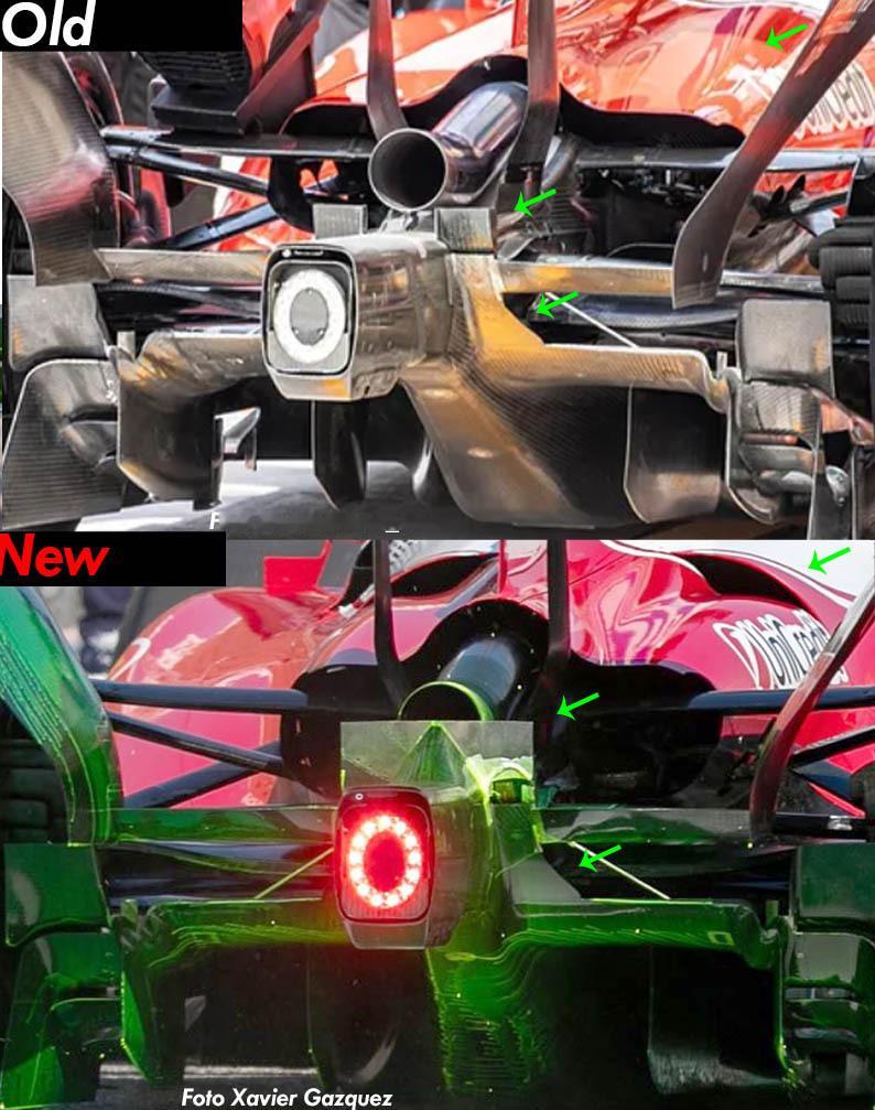 据Autoracer报道，FIA昨天晚上才批准了法拉利赛车后部升级件，车队最后时