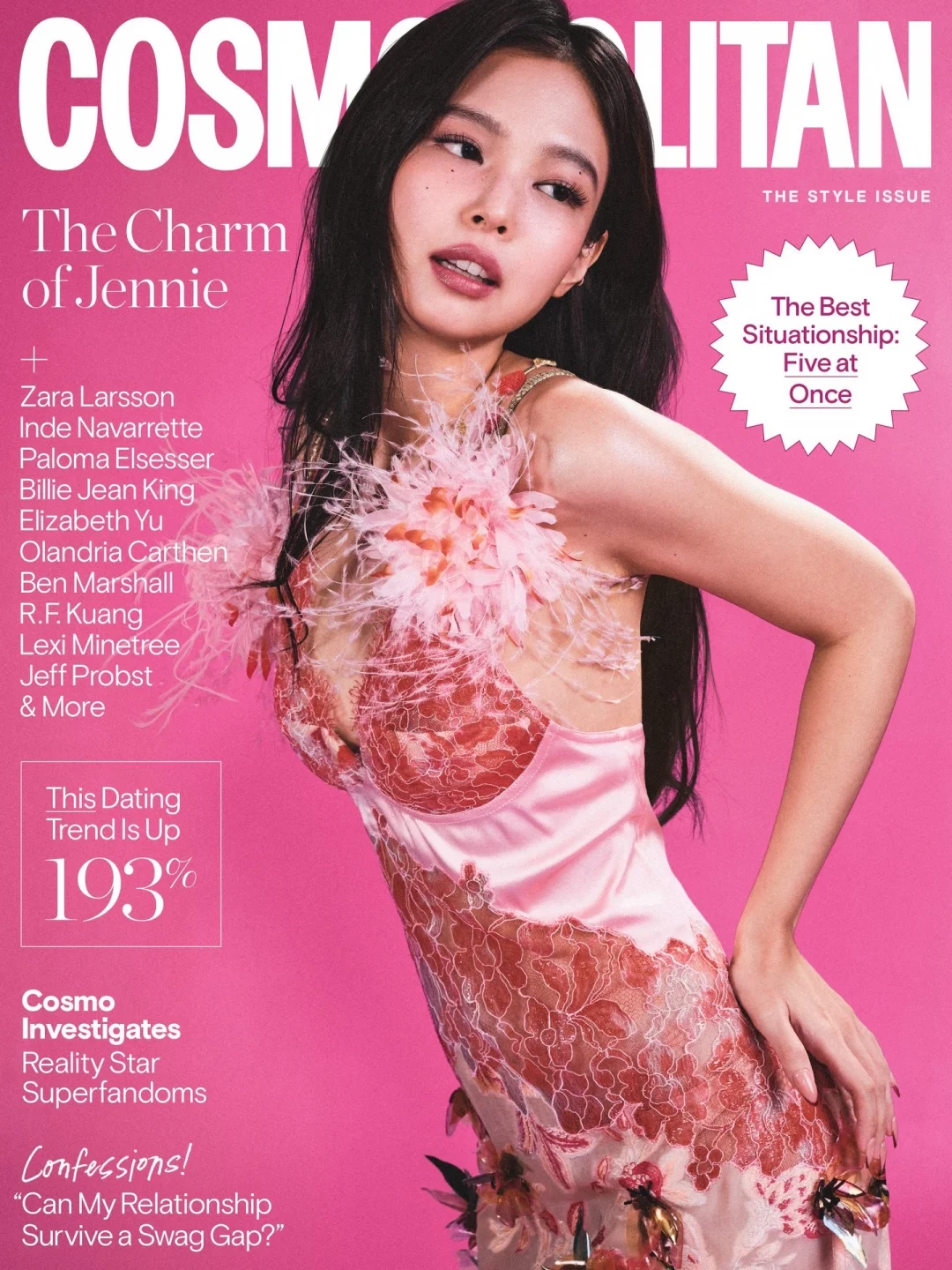 JENNIE COSMO母版秋季刊封面大片