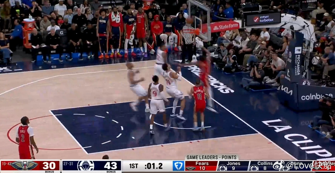 鹈鹕这个菲尔斯现在这么猛吗，单节12分了！ 