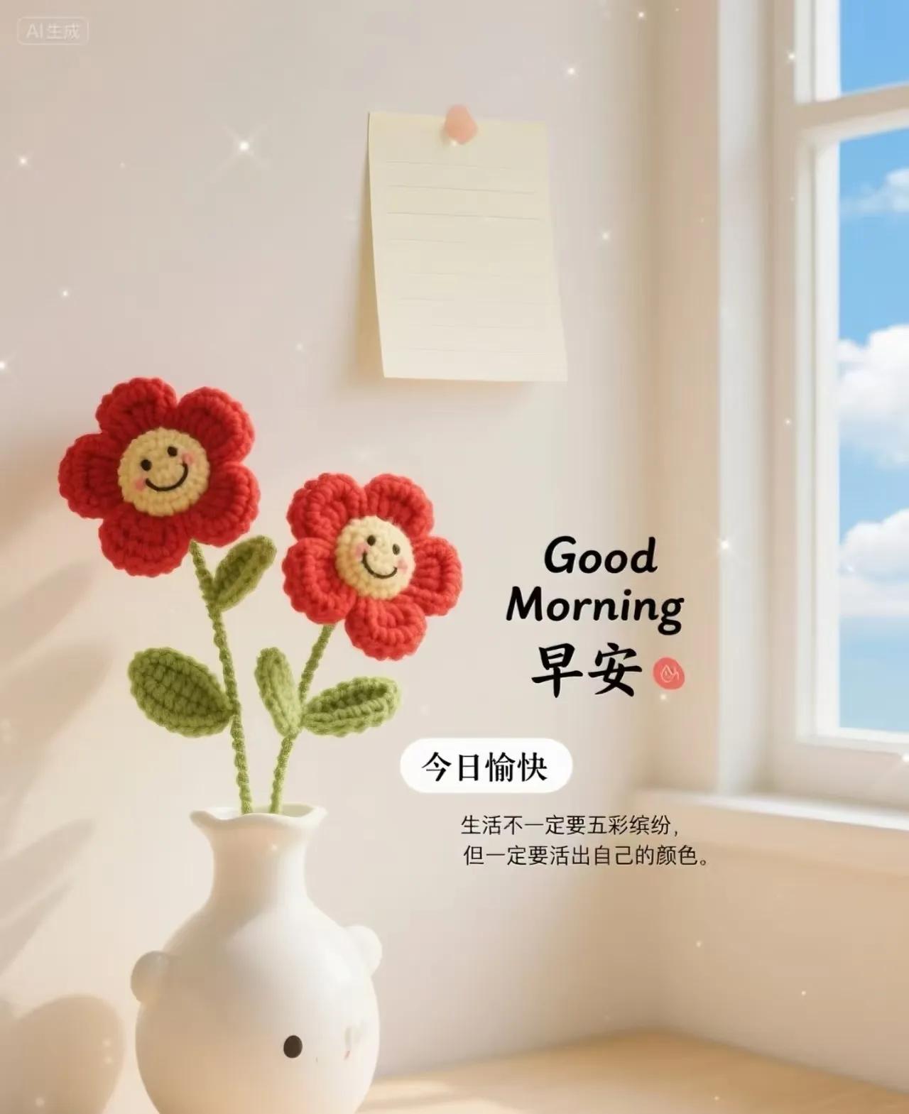 不辜负今日的欢喜🧡ིྀ，
不忧虑明日的未知💃，

怀揣期待与热忱🥰，

早