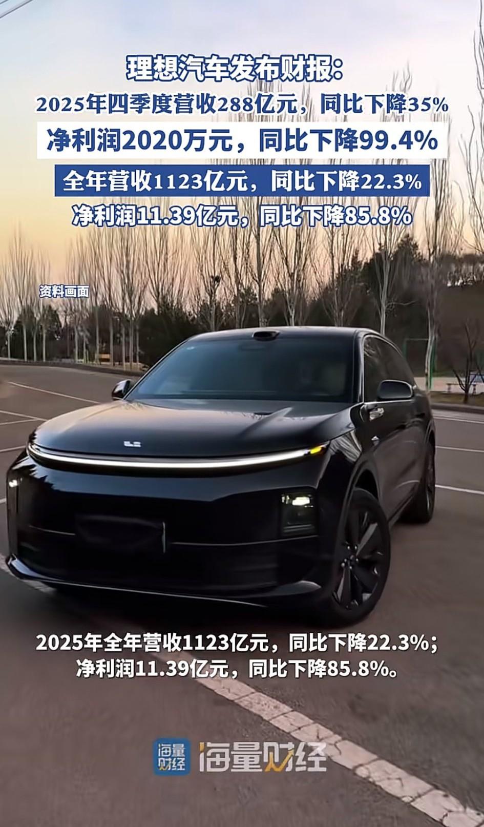 我的理想啊，最爱你的车标啦！[大笑]一定要坚持下去啊，为啥纯利润会暴降了99％还