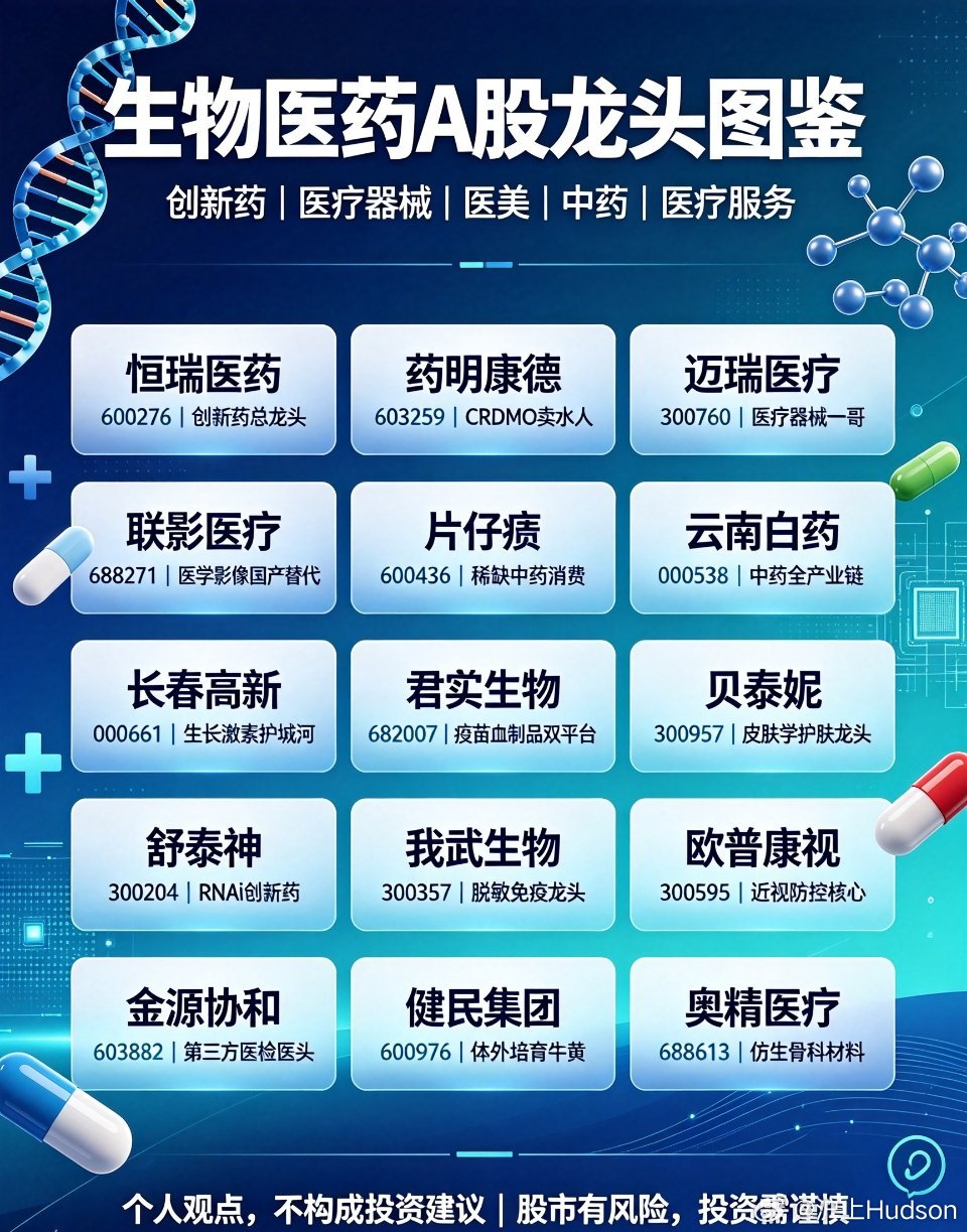 A股生物医药各赛道龙头梳理恒瑞医药（600276）｜A股创新药总龙头国内已有19