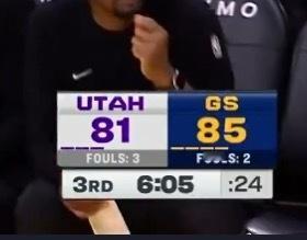 不得不说小佩顿顶替追梦首发后勇士这进攻是真的流程高效 