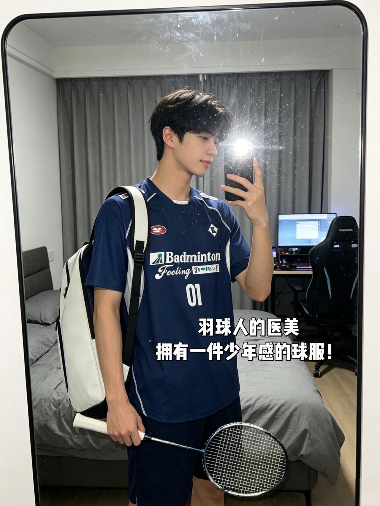 羽球人的医美
拥有一件少年感的球服！