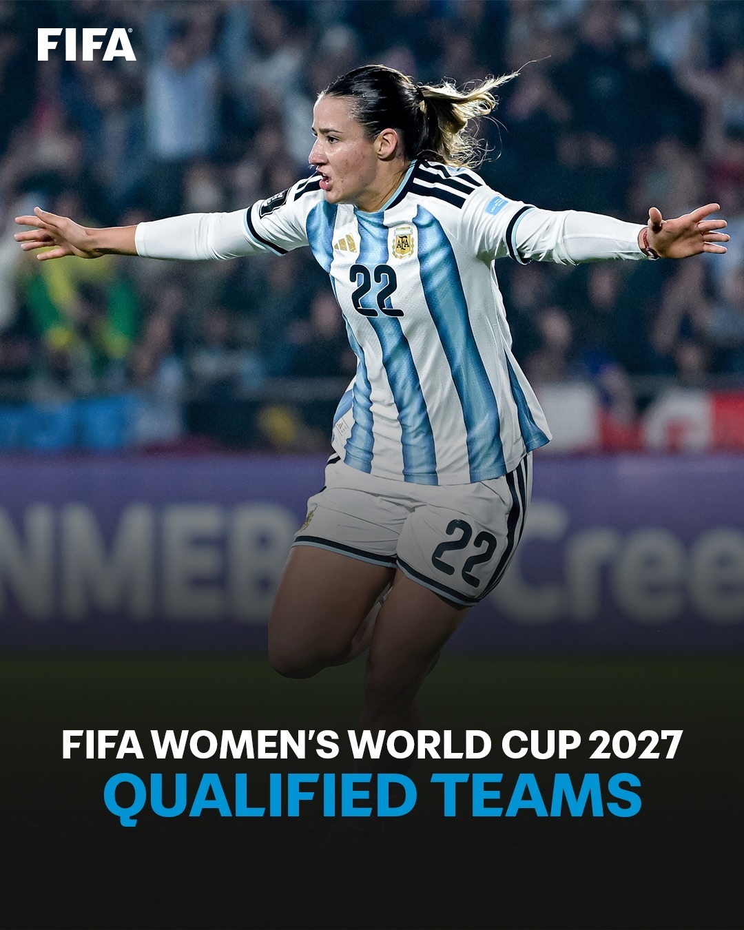 🇦🇷阿根廷女足获得2027年女足世界杯 正赛资格 