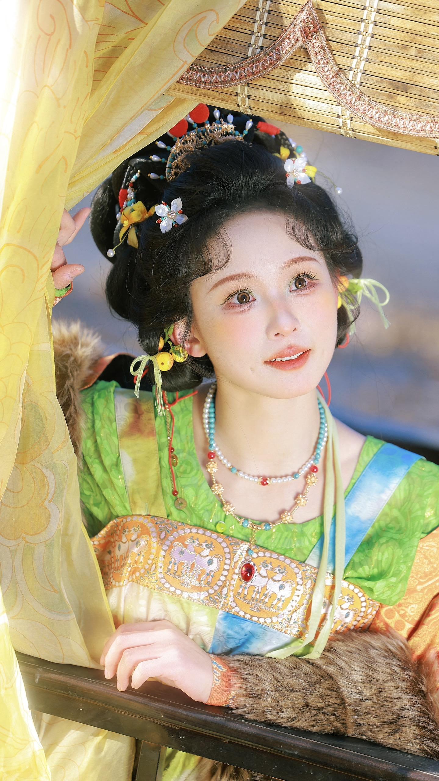 雨过天青架小船～