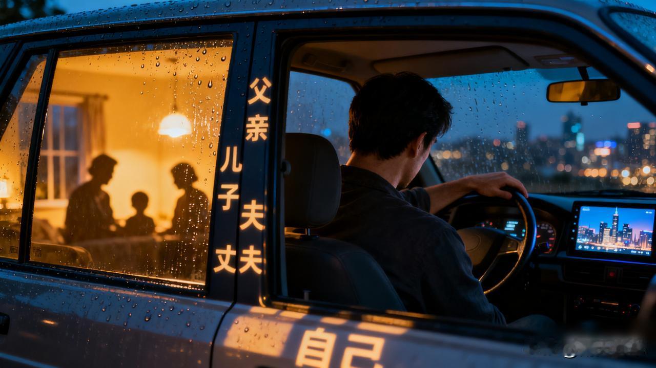 为什么男人下班后，都喜欢在车里独坐一会儿？

推开车门是柴米油盐，是父亲、是儿子