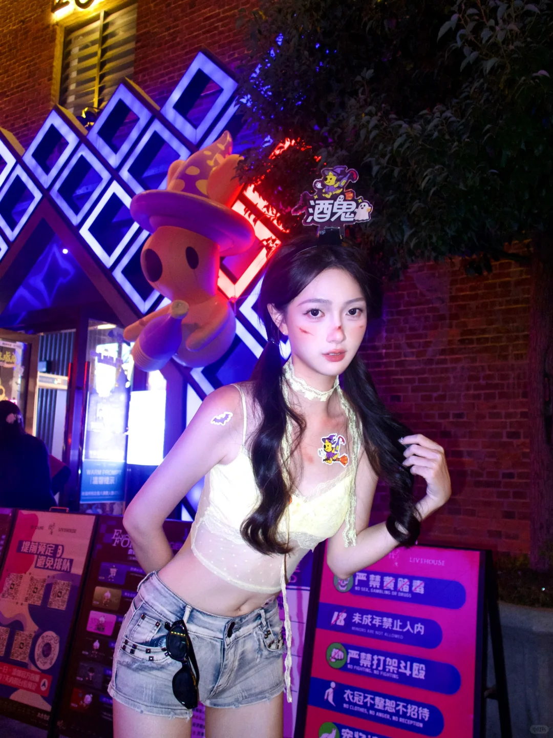 今年🎃本色出演漂亮鬼👻