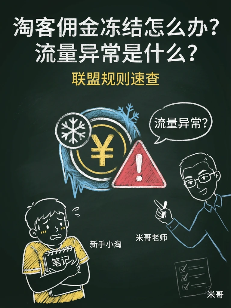 淘客佣金冻结？流量异常速查