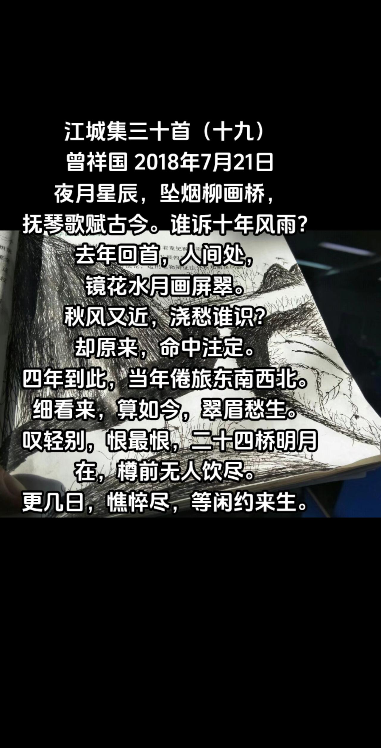 江城集三十首（十九）#写诗是一种生活 #人间失格 #原创作品 #黑白世界 #小人