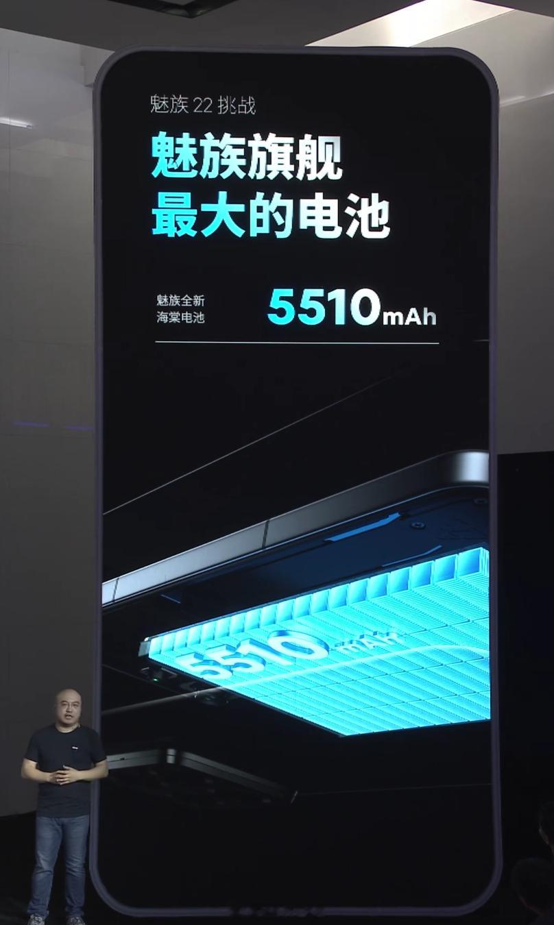 魅族 22 给到 5510mAh 硅碳负极电池，支持 80W 有线快充，66W 