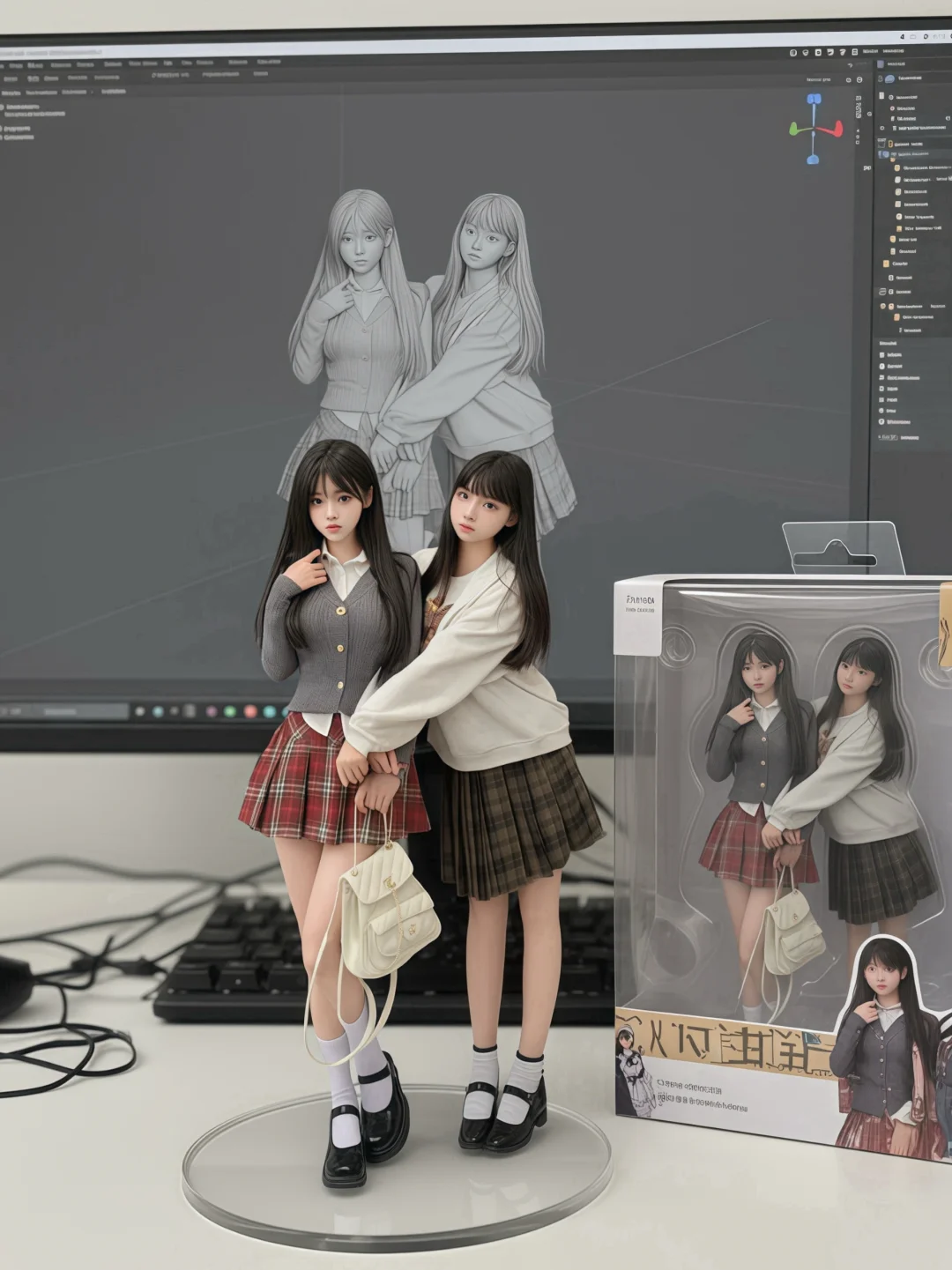 一键出！！大学生自己的真人手办！快来学😆