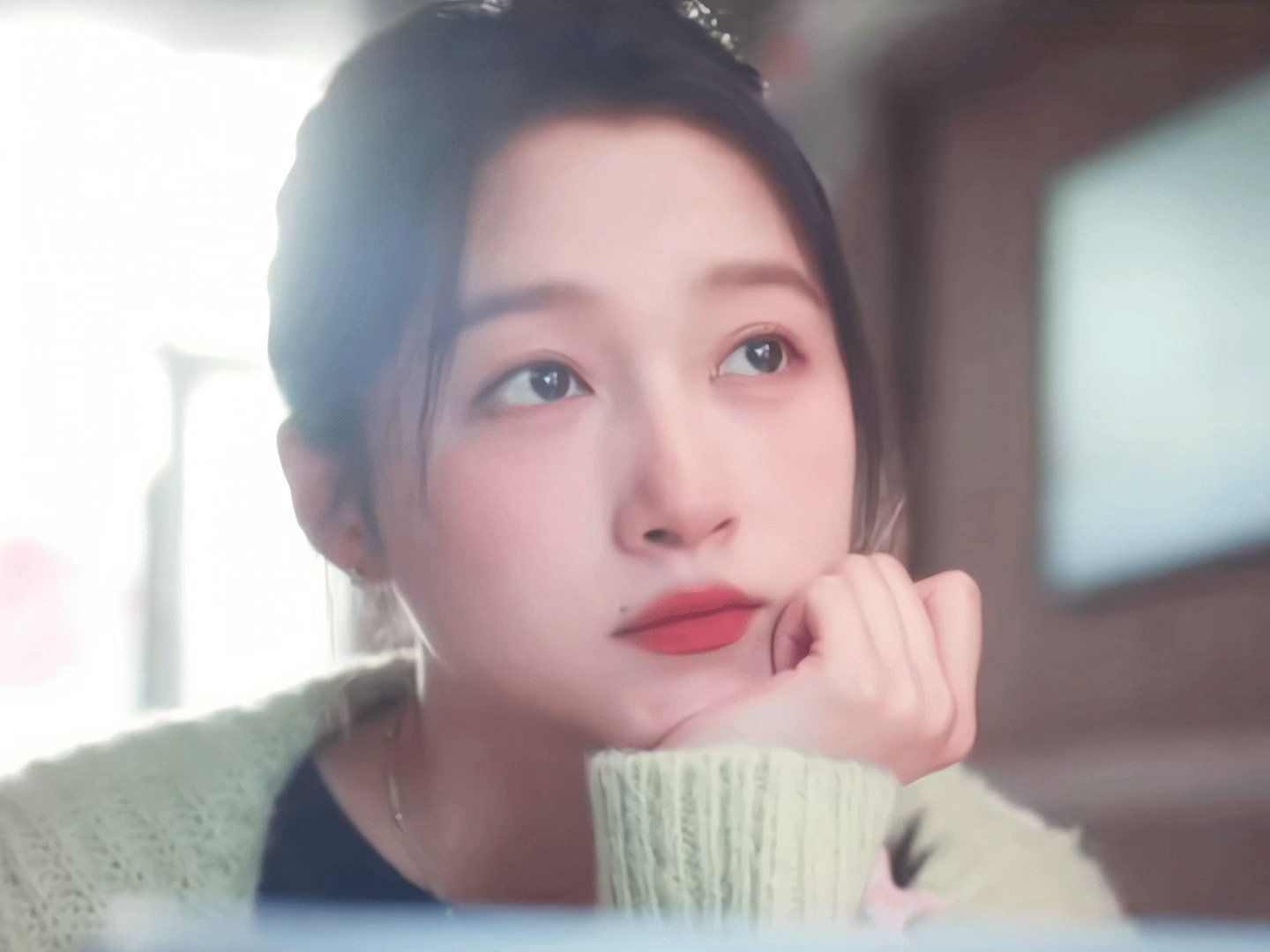 关晓彤淡淡的就很好我彤怎么样都好好看啊期待耀眼晴也关晓彤