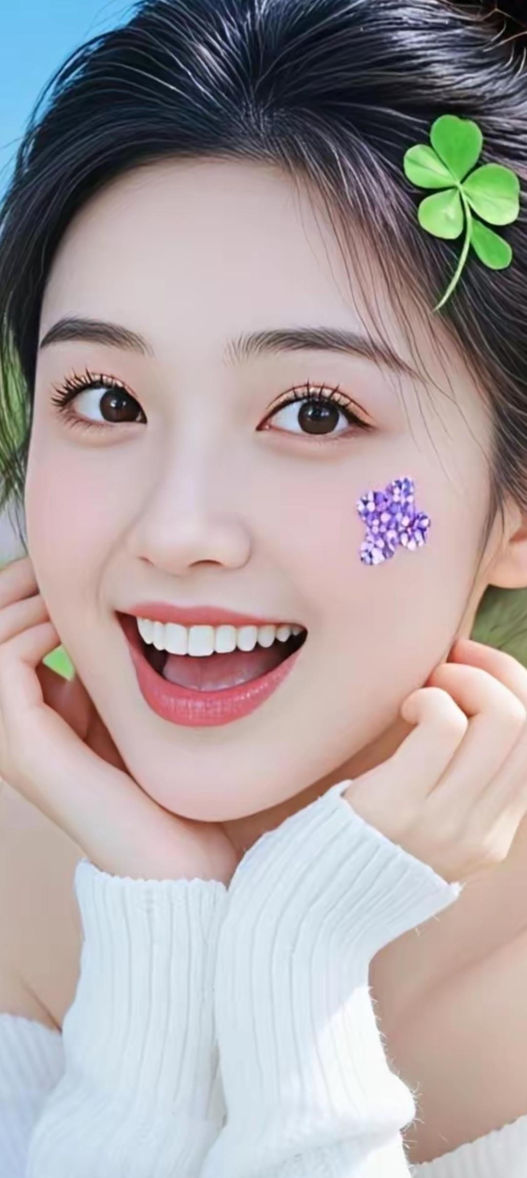 元气满满的一天，从微笑开始！😊🌸✨