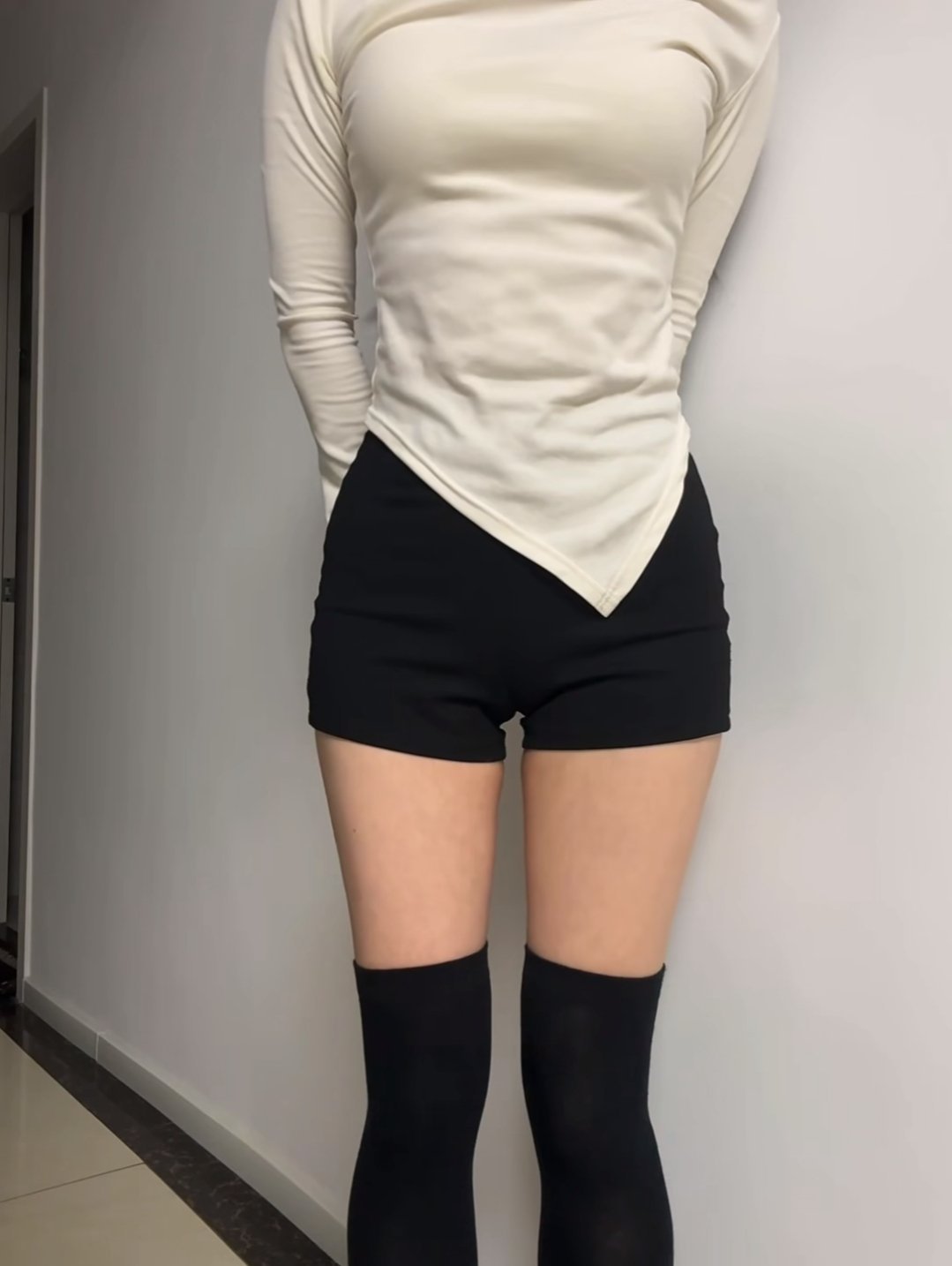 腿部线条我真的会爱 