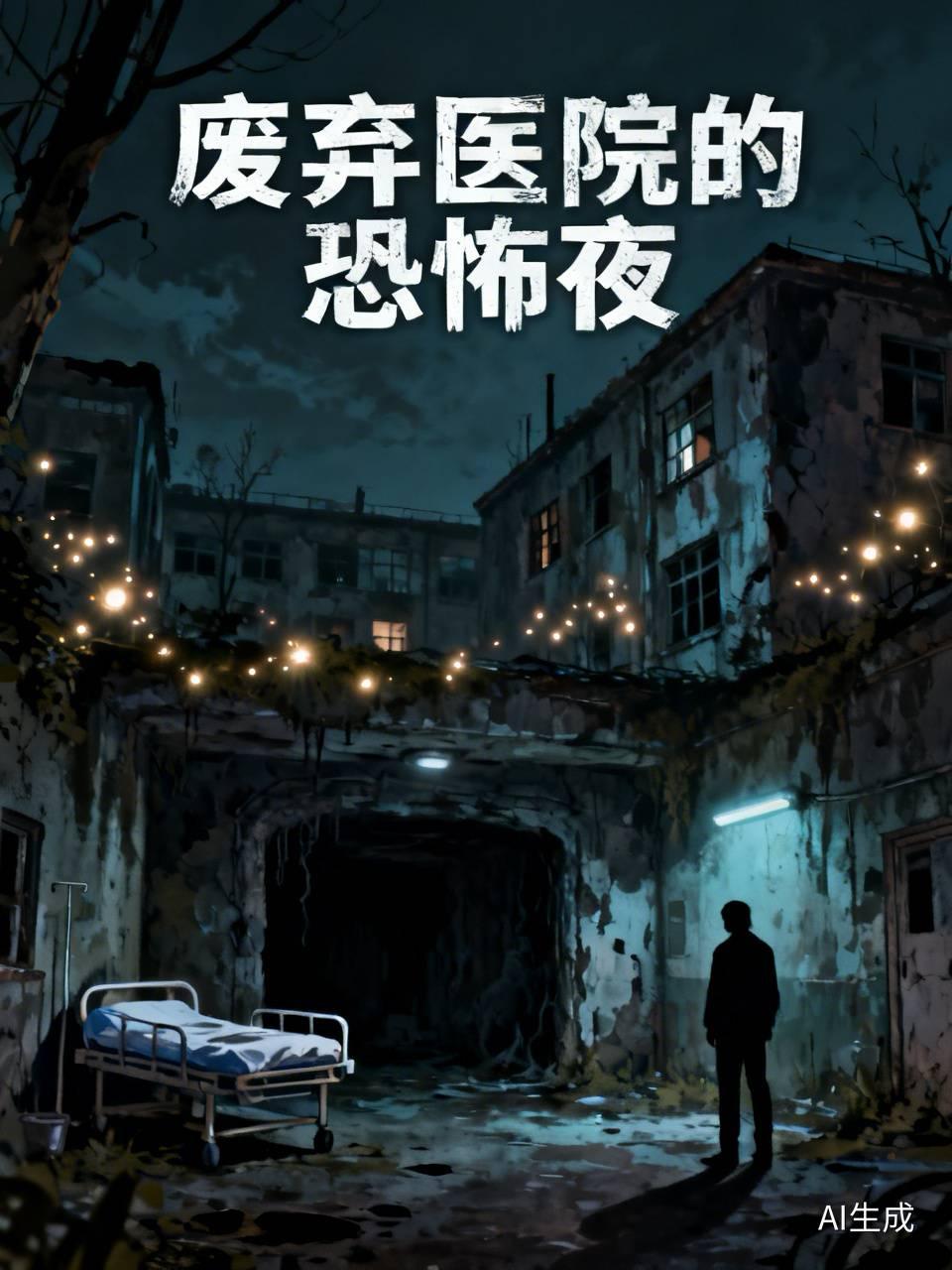 我听过最恐怖的故事，发生在一个废弃医院。
有个探险者深夜进入医院，医院里弥漫着刺