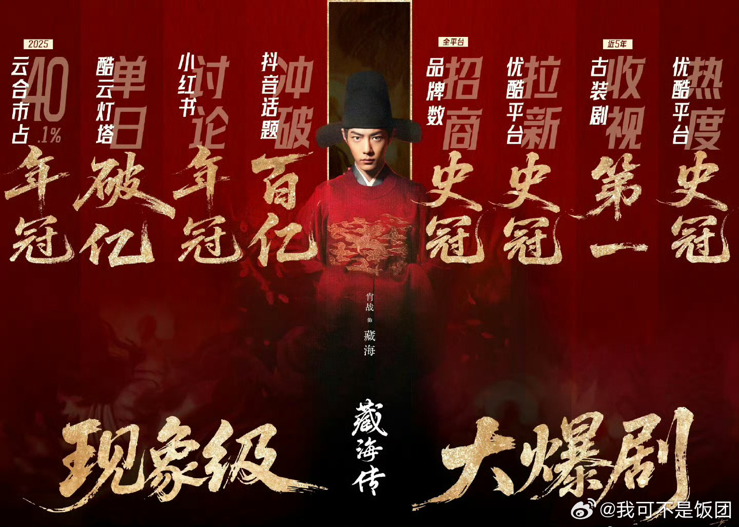 优酷上半年拿的第一太多了优酷上半年的成绩真的是遥遥领先了。不仅有《藏海传》，还有
