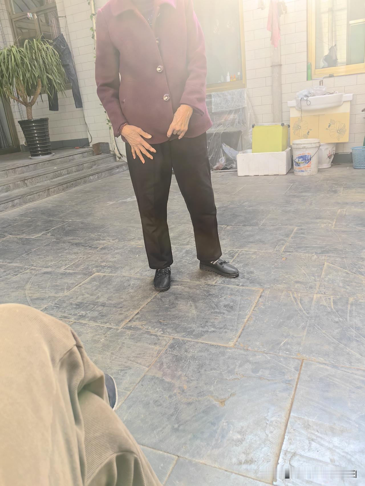 今天准备回妈妈家看看，一大早我就起床去地里拔了兜青菜，准备给妈妈拿点青菜，从地里