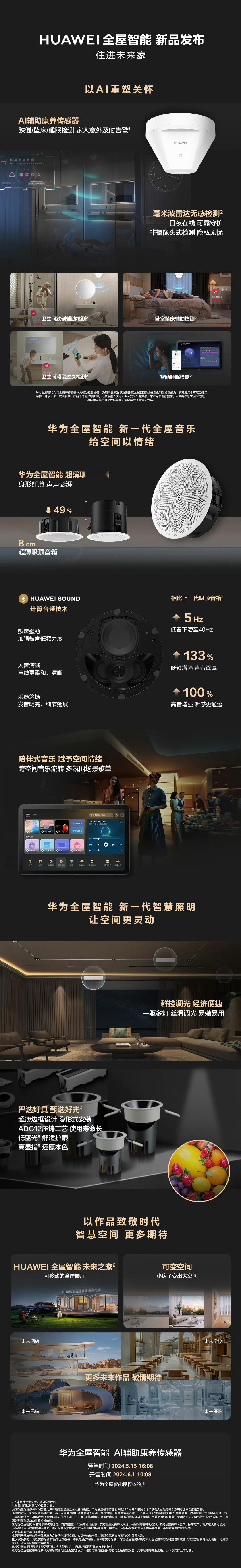 #如何解决父母居家养老安全隐患#刚刚华为全场景发布会发布的这个玩意挺好的！通过A