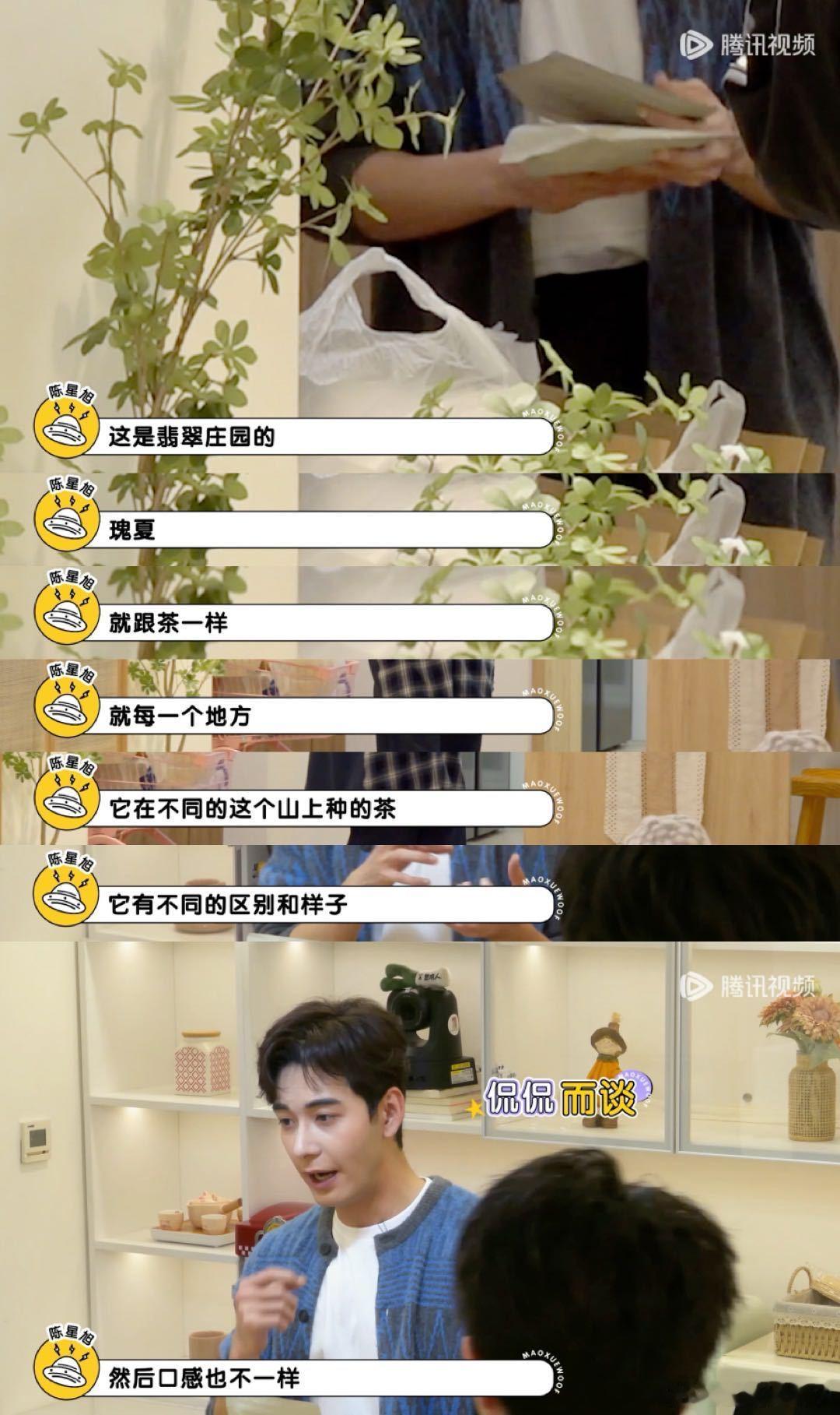 毛不易李雪琴这段在井柏然那看过瞬间梦回井柏然品咖啡名场面！之前看井柏然品咖啡就觉